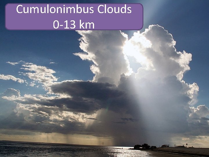 Cumulonimbus Clouds 0 -13 km 
