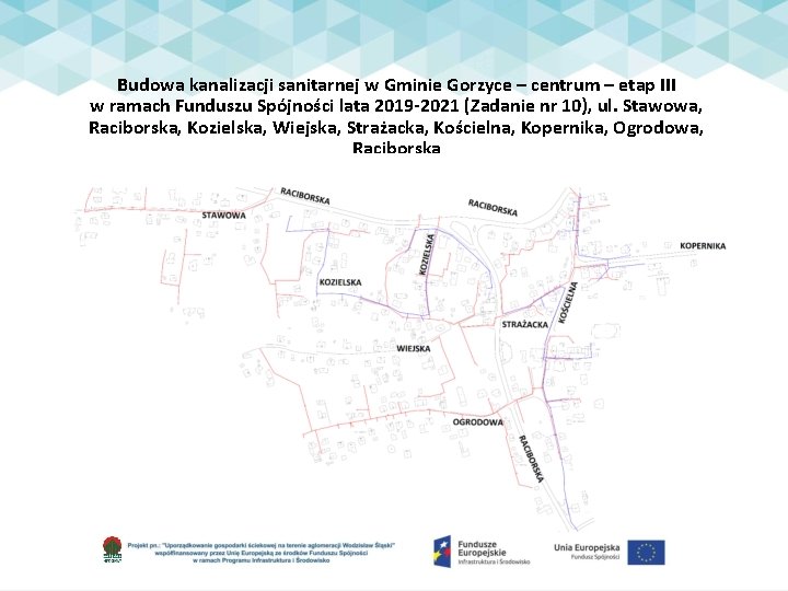 Budowa kanalizacji sanitarnej w Gminie Gorzyce – centrum – etap III w ramach Funduszu