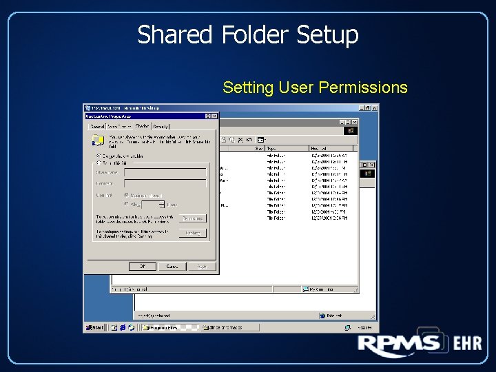 Shared Folder Setup Setting User Permissions 
