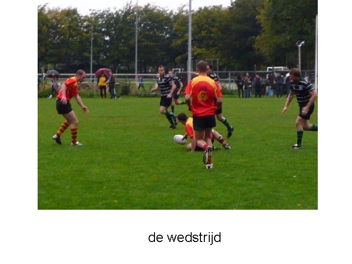 de wedstrijd 