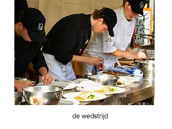 de wedstrijd 