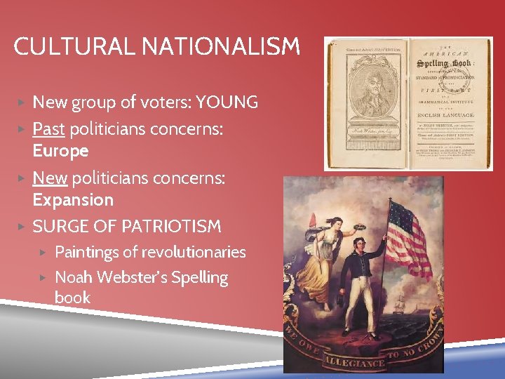 CULTURAL NATIONALISM ▶ New group of voters: YOUNG ▶ Past politicians concerns: Europe ▶