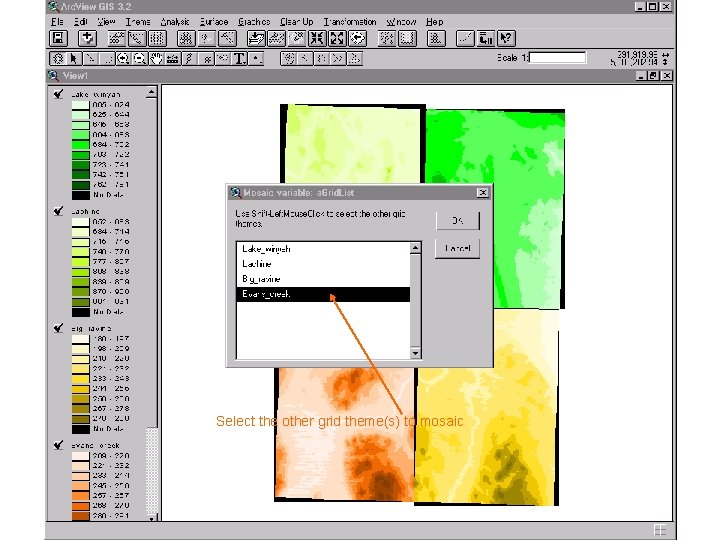 Select the other grid theme(s) to mosaic Select the other grid theme(s) to mosaic