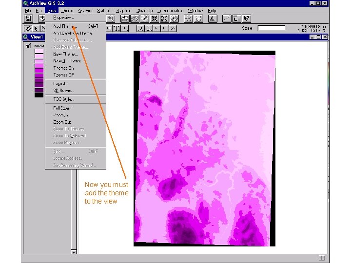 Now you must add theme to the view Now you must add theme to the view