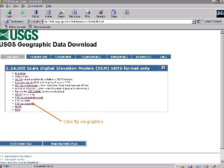Click ftp via graphics Click ftp via graphics