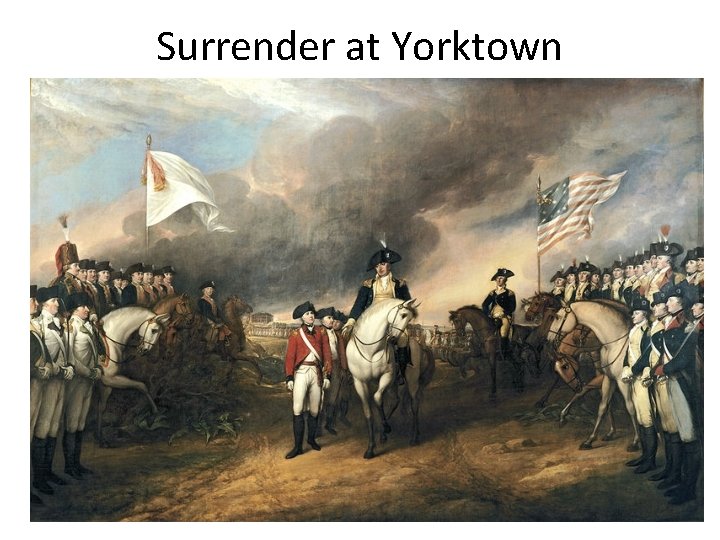 Surrender at Yorktown 