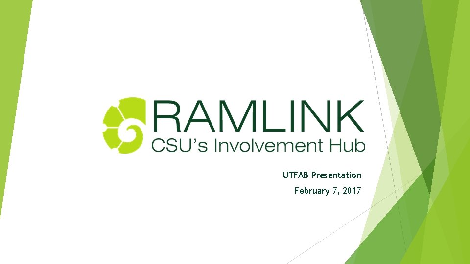 UTFAB Presentation February 7, 2017 