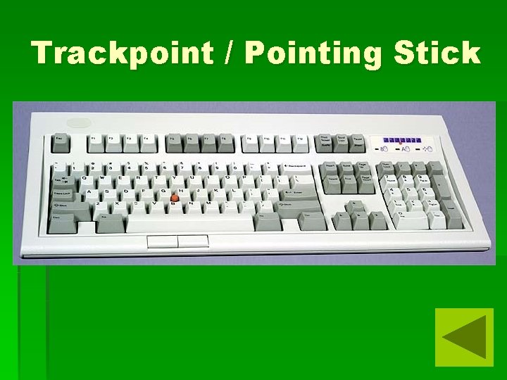 Trackpoint / Pointing Stick 