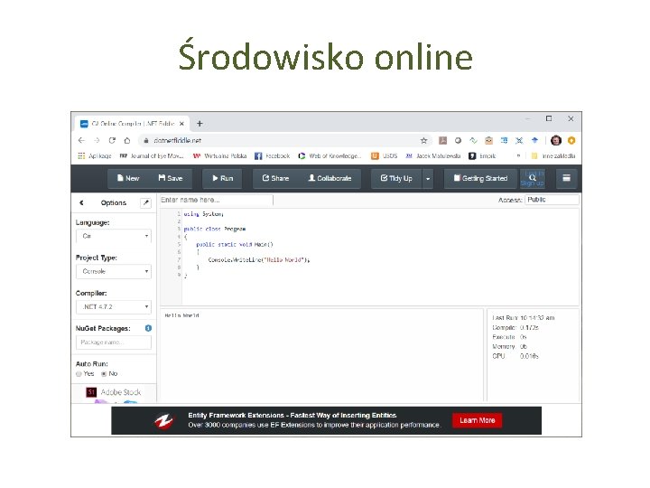 Środowisko online 