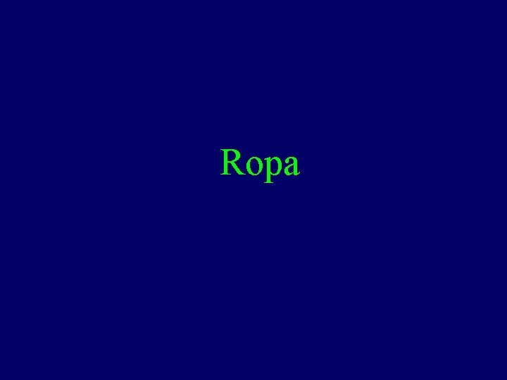 Ropa 