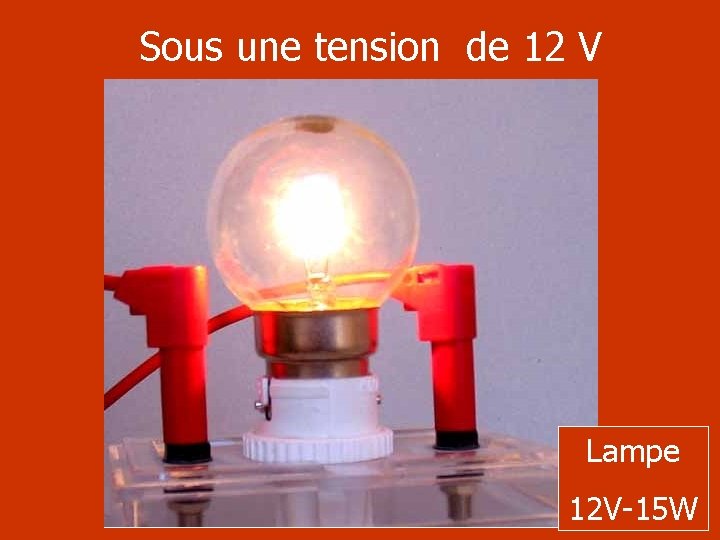Sous une tension de 12 9 6 VV Lampe 12 V-15 W 