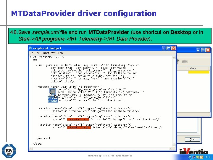 MTData. Provider driver configuration 47. Format field modbus tag are used toenter define format