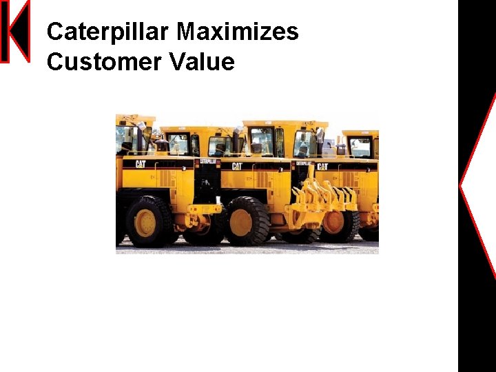 Caterpillar Maximizes Customer Value 