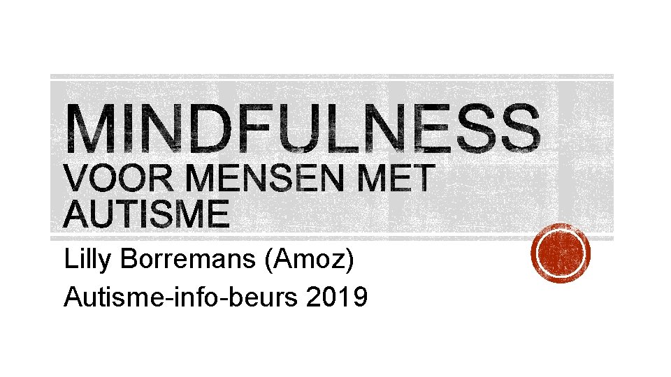 Lilly Borremans (Amoz) Autisme-info-beurs 2019 