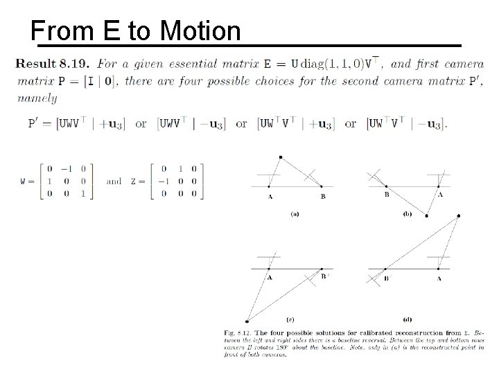 From E to Motion 