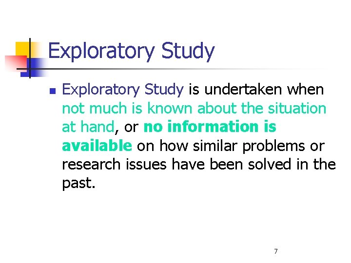 The Research Process step 6 Elements of Research