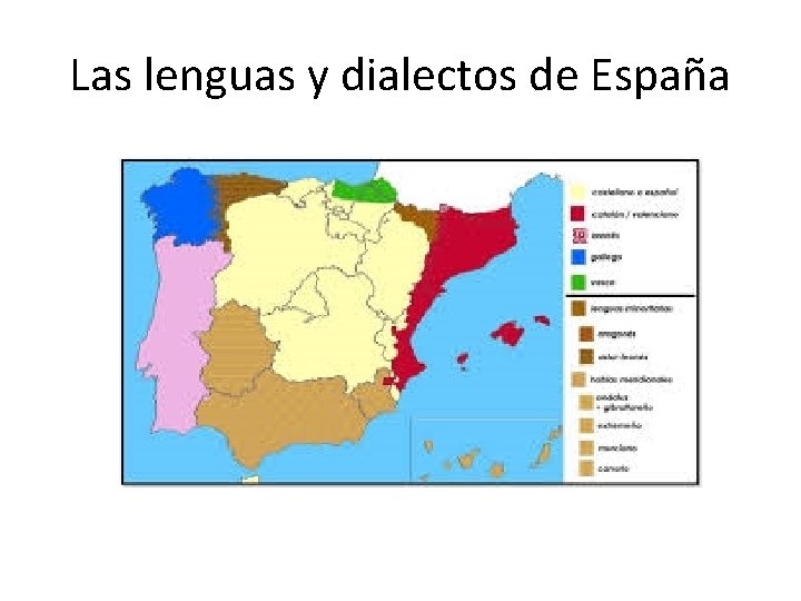 Las lenguas y dialectos de España 
