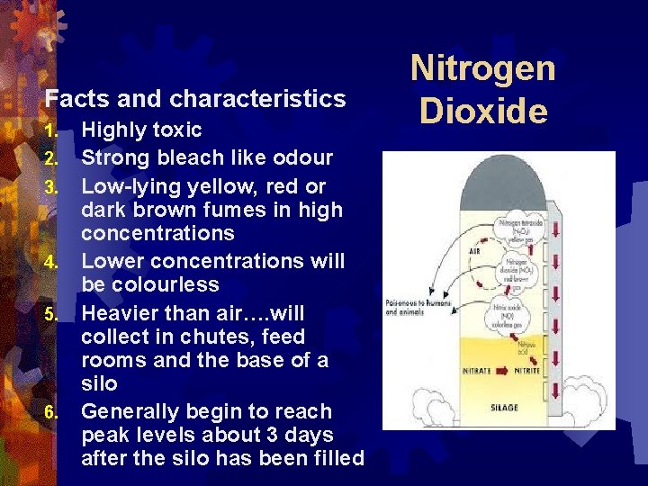 Facts and characteristics 1. 2. 3. 4. 5. 6. Highly toxic Strong bleach like