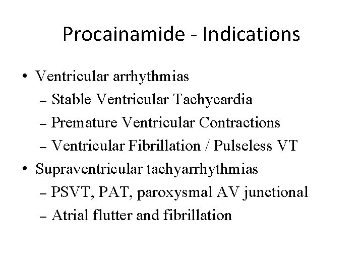 Antiarrhythmic Drugs Dr Busari A A Mb Bs