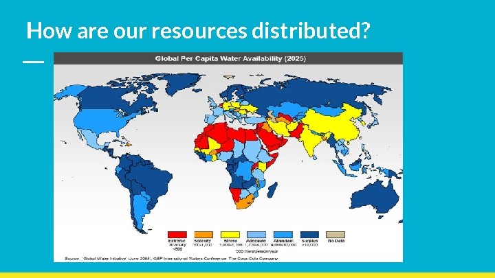 Water Scarcity By John Zhang and Kevin Joseph