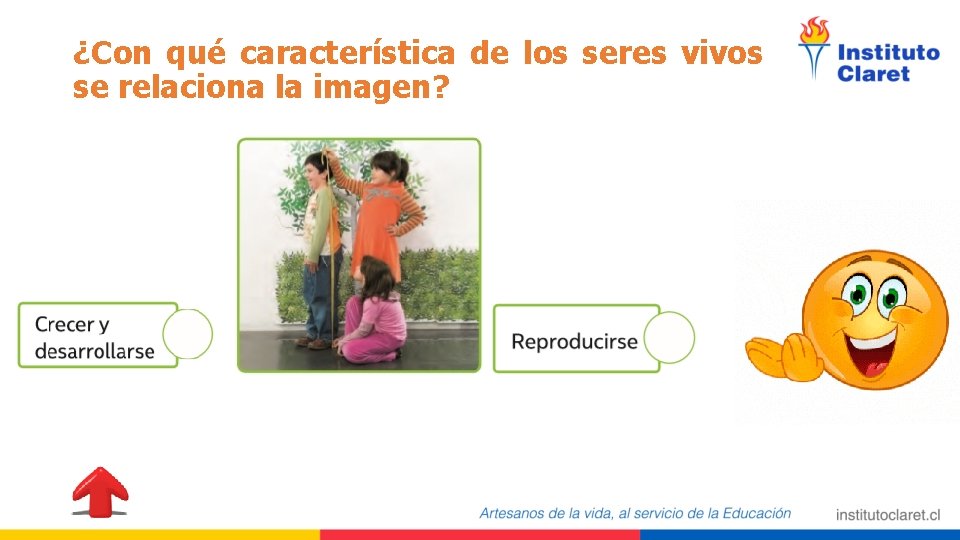 ¿Con qué característica de los seres vivos se relaciona la imagen? 