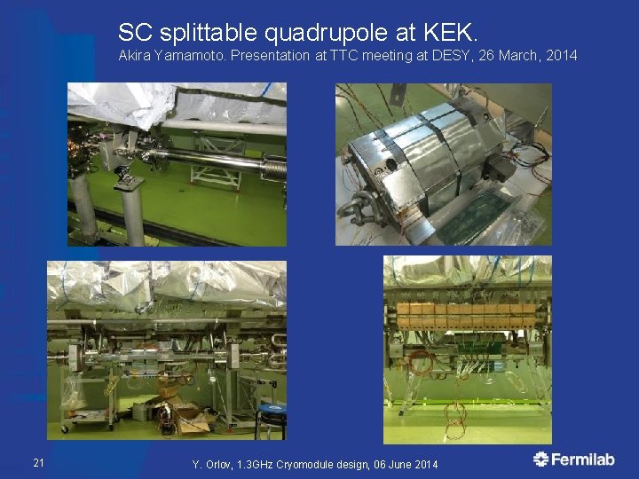 SC splittable quadrupole at KEK. Akira Yamamoto. Presentation at TTC meeting at DESY, 26