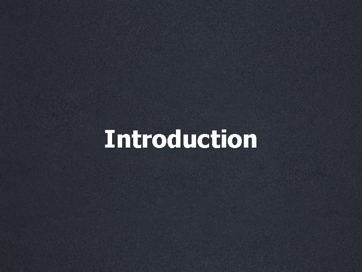 Introduction 