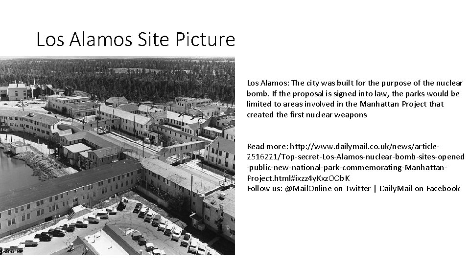 Los Alamos Site Picture Los Alamos: The city was built for the purpose of Los Alamos Site Picture Los Alamos: The city was built for the purpose of