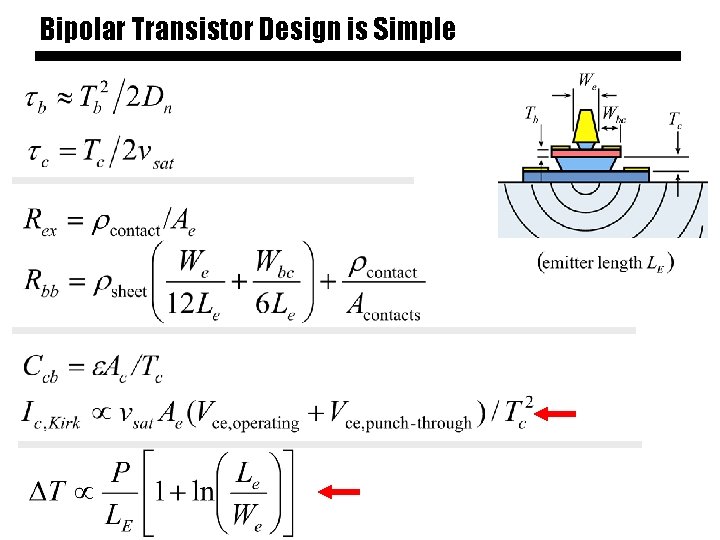 Bipolar Transistor Design is Simple 