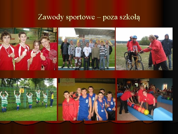 Zawody sportowe – poza szkołą 