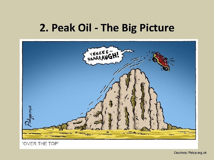 2. Peak Oil - The Big Picture Courtesy: Polyp. org. uk 