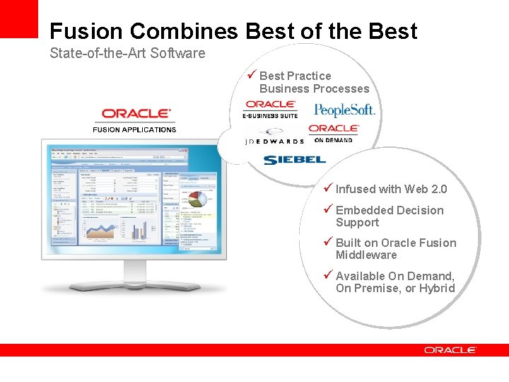 Fusion Combines Best of the Best State-of-the-Art Software ü Best Practice Business Processes ü