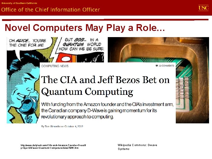 evin. U Office of the Chief Information Officer Novel Computers May Play a Role…