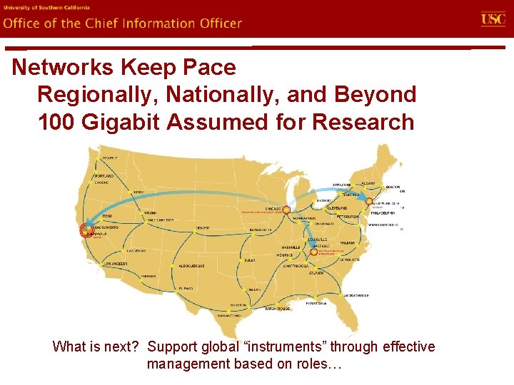 evin. U Office of the Chief Information Officer Networks Keep Pace Regionally, Nationally, and