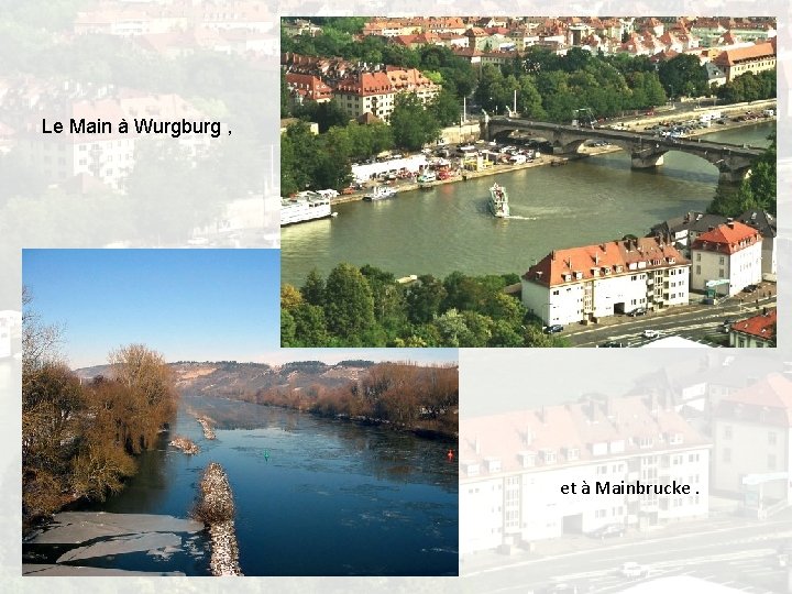 Le Rhin et ses principaux affluents Le Rhin