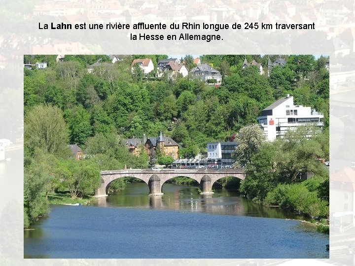 Le Rhin et ses principaux affluents Le Rhin
