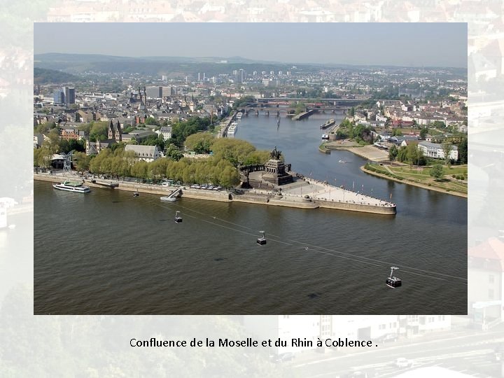 Le Rhin et ses principaux affluents Le Rhin