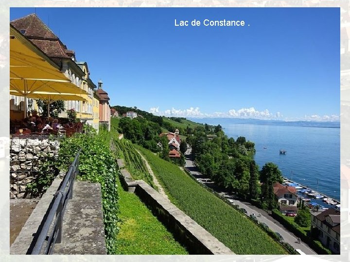 Le Rhin et ses principaux affluents Le Rhin