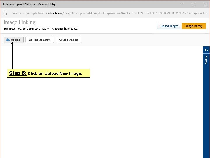 Step 6: Click on Upload New Image. 