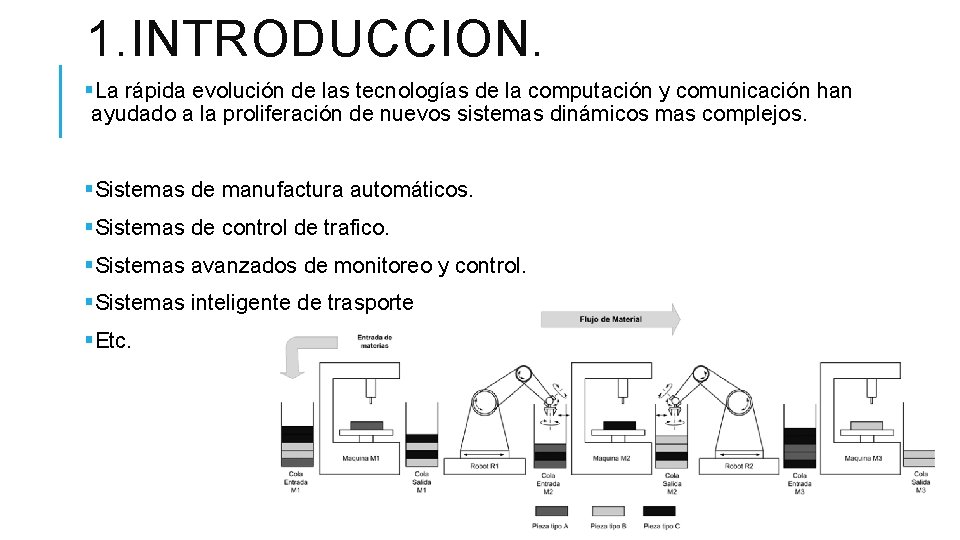 1. INTRODUCCION. §La rápida evolución de las tecnologías de la computación y comunicación han