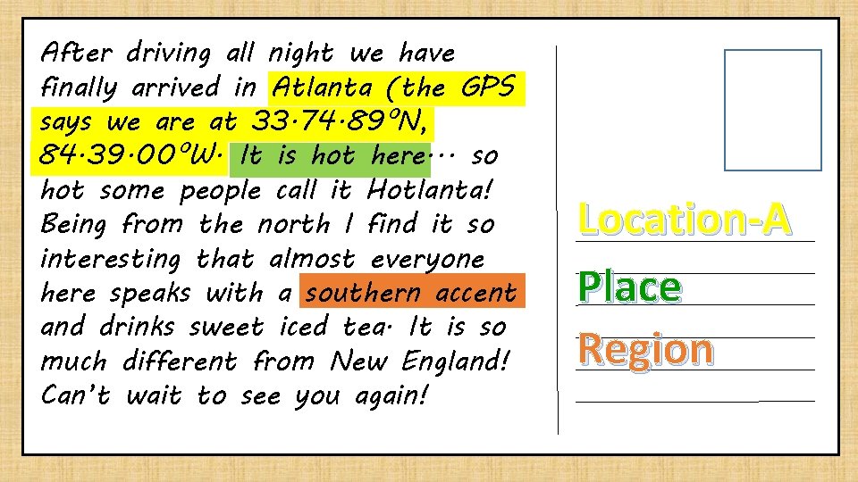 After driving all night we have finally arrived in Atlanta (the GPS says we