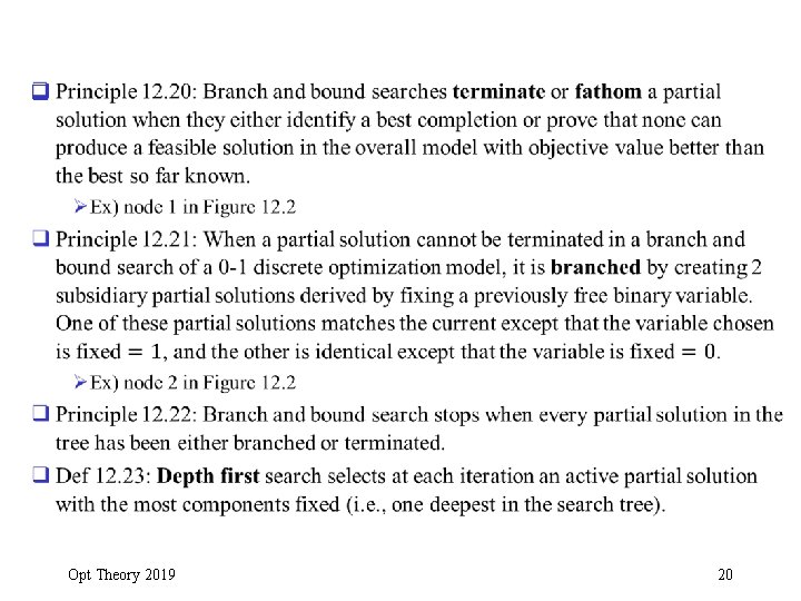 q Opt Theory 2019 20 