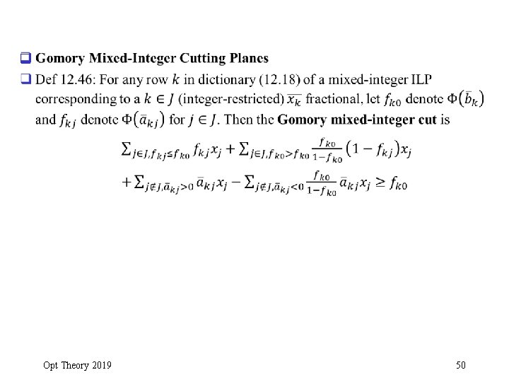 q Opt Theory 2019 50 