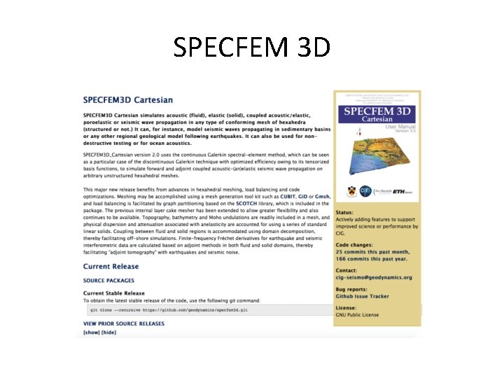 SPECFEM 3 D 