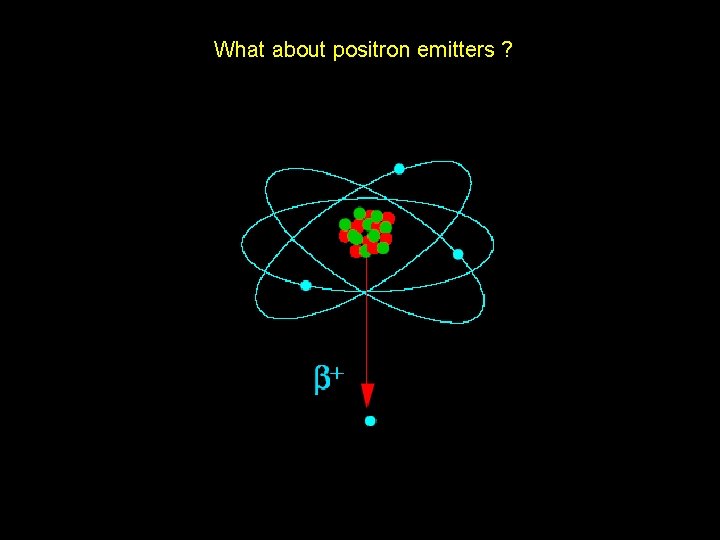 What about positron emitters ? 