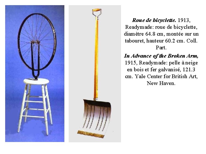 Roue de bicyclette. 1913, Readymade: roue de bicyclette, diamètre 64. 8 cm, montée sur Roue de bicyclette. 1913, Readymade: roue de bicyclette, diamètre 64. 8 cm, montée sur