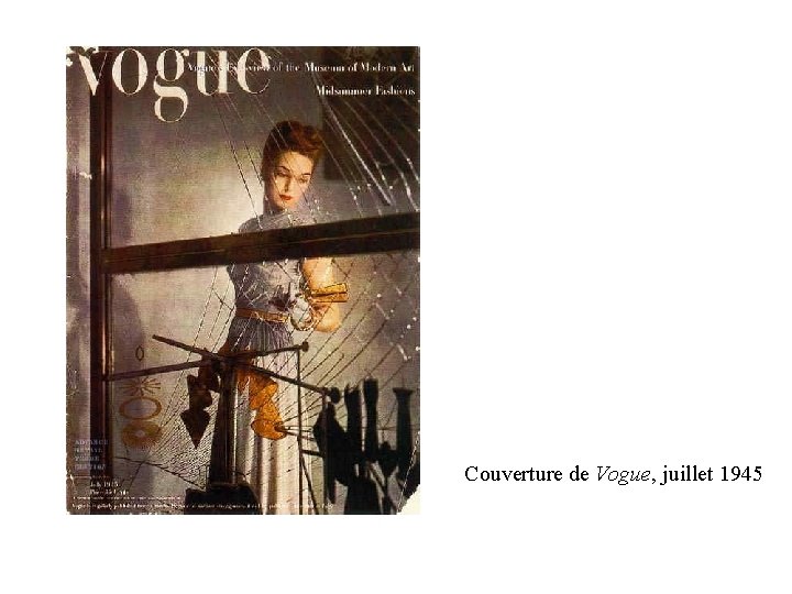 Couverture de Vogue, juillet 1945 Couverture de Vogue, juillet 1945