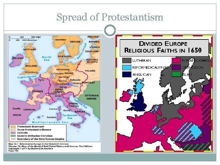 Spread of Protestantism 