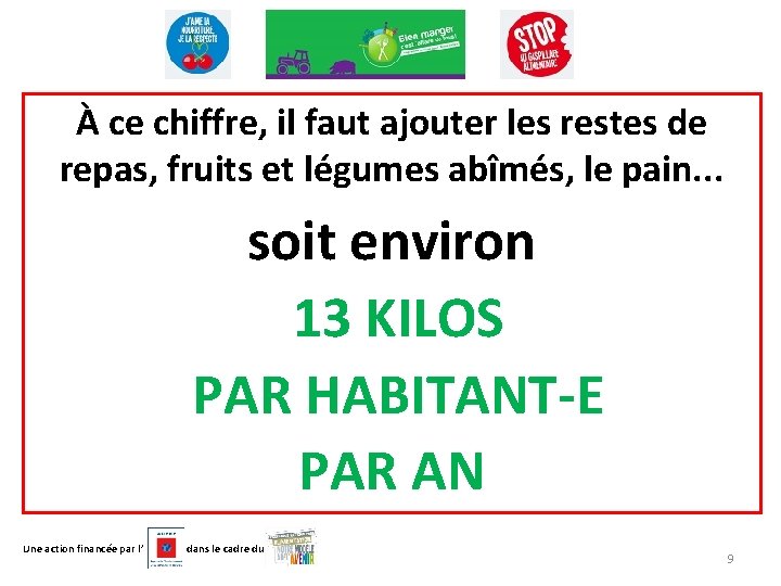 À ce chiffre, il faut ajouter les restes de repas, fruits et légumes abîmés,