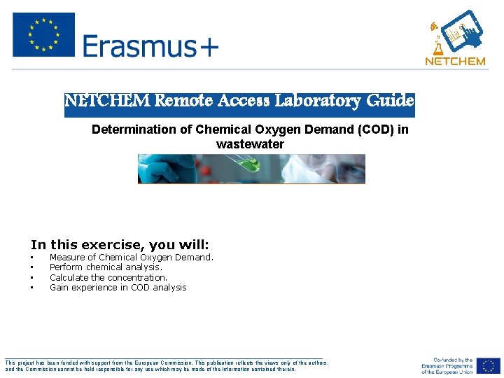 Determination of Chemical Oxygen Demand COD in wastewater